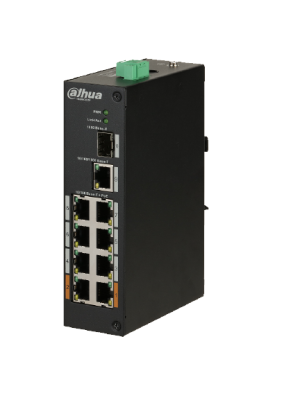 DH-PFS3110-8ET-96 Switch DAHUA PFS3110-8ET-96 8 Puertos Fast Ethernet 1 SFP No Administrado